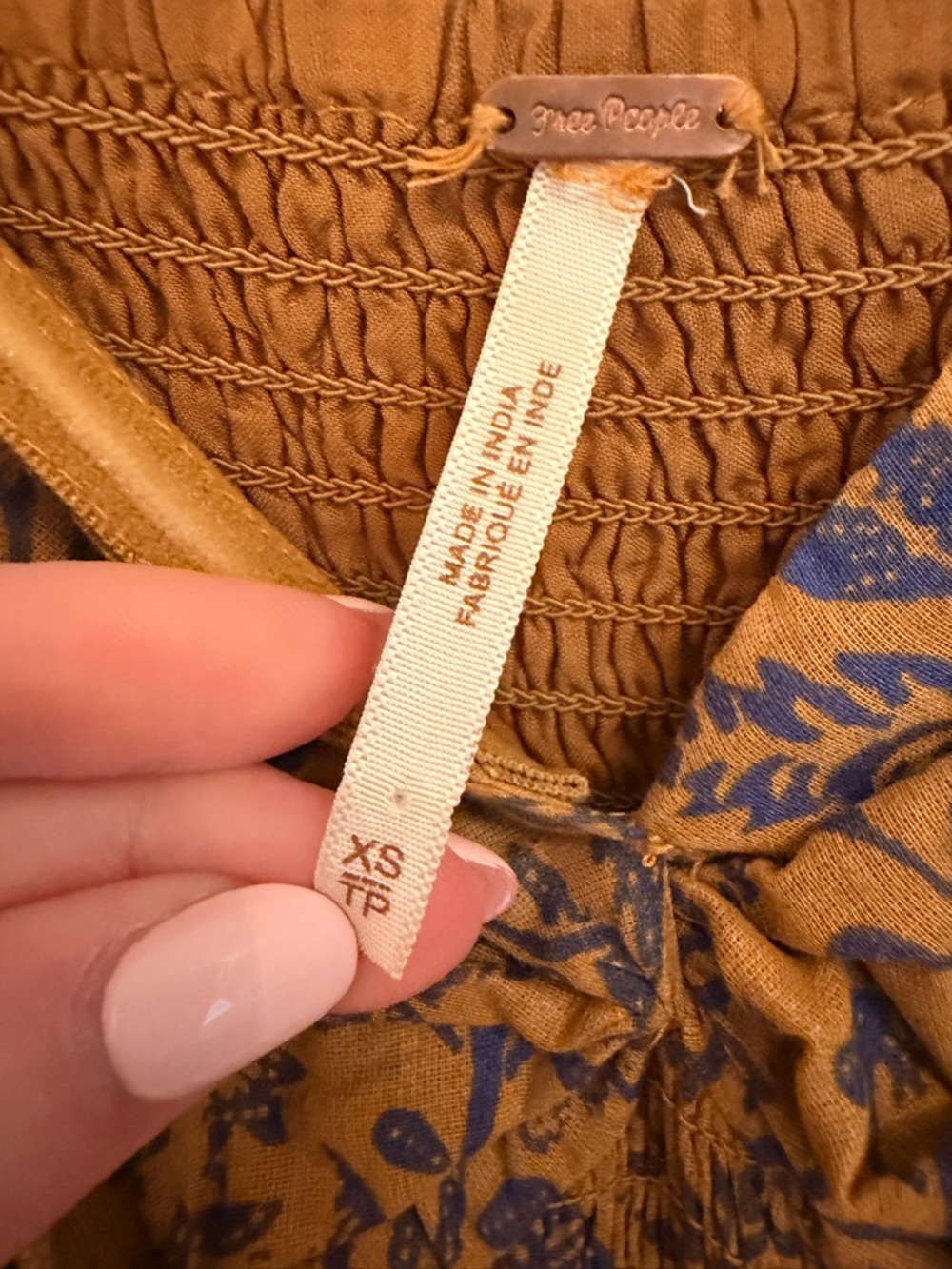 Bohemian Floral Maxi Dress in Mustard - Picture 2 of 3